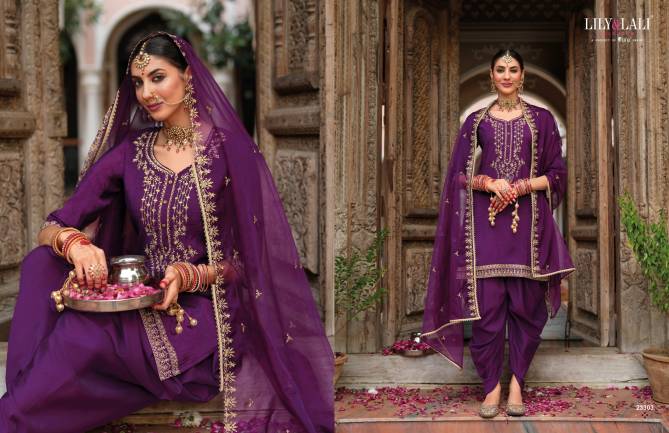 Real Tulip By Lily And Lali Viscose Embroidery Readymade Suits Wholesale Shop In Surat